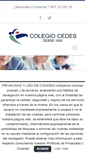 Mobile Screenshot of colegiocedes.com